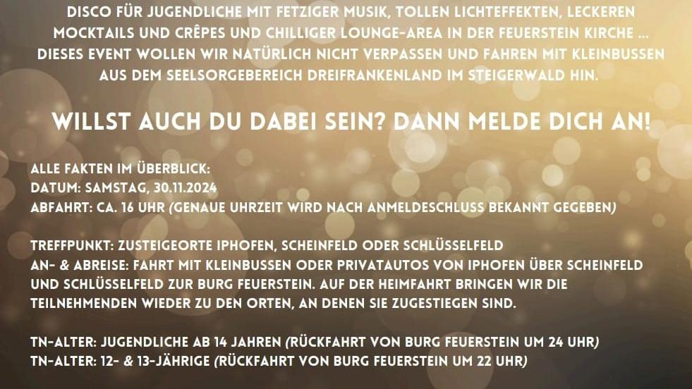 Disco-Church Burg Feuerstein