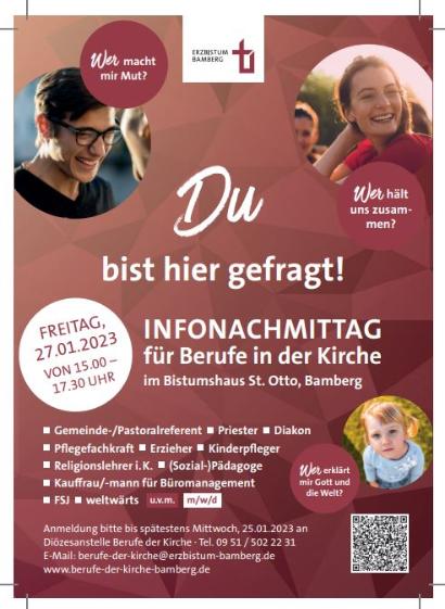 Infonachmittag: Berufe in der Kirche