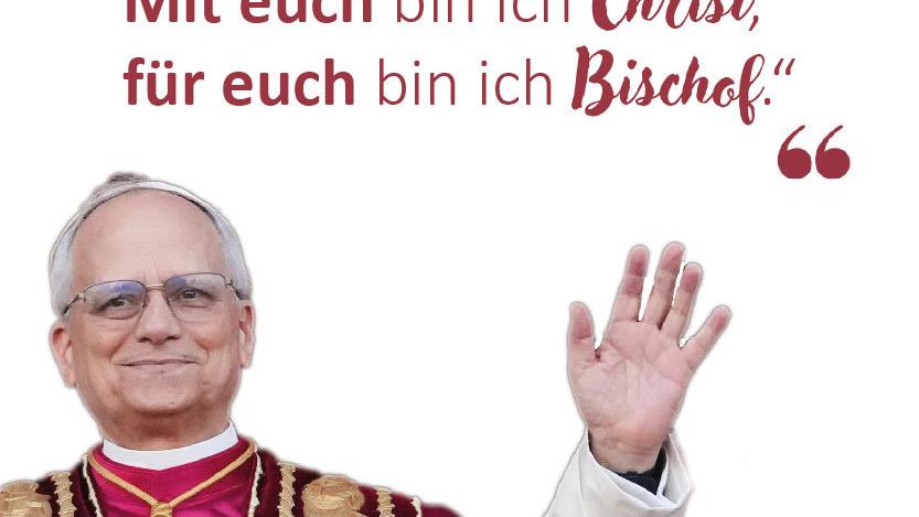 Papst Leo XIV. in seiner ersten Rede